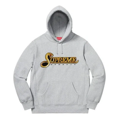 SUPREME Supreme FW19 Week 8 Sequin Viper Hooded Sweatshirt