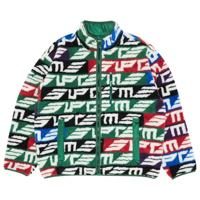 SUPREME SUPREME GEO REVERSIBLE WINDSTOPPER FLEECE JACKET 'MULTICOLOR'