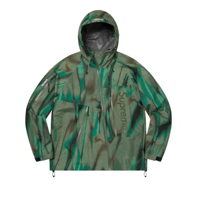 SUPREME SUPREME GORE-TEX PACLITE SHELL JACKET 'OLIVE SWIRL'