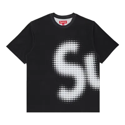 SUPREME SUPREME HALFTONE SHORT-SLEEVE TOP 'BLACK'