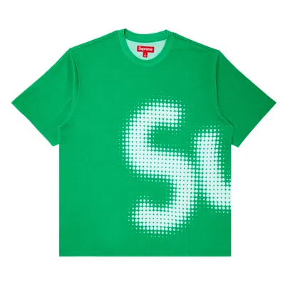 SUPREME SUPREME HALFTONE SHORT-SLEEVE TOP 'BRIGHT GREEN'