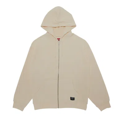 SUPREME SUPREME HOODED ZIP UP THERMAL 'NATURAL'