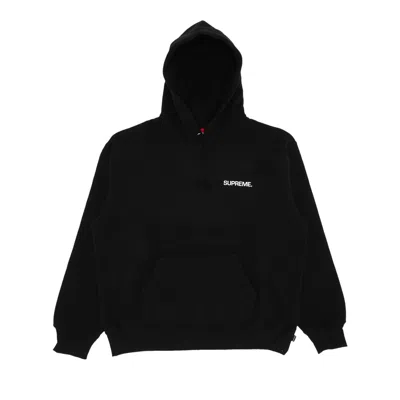 SUPREME SUPREME IMMORTAL HOODED SWEATSHIRT 'BLACK'