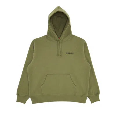 SUPREME SUPREME IMMORTAL HOODED SWEATSHIRT 'LIGHT OLIVE'