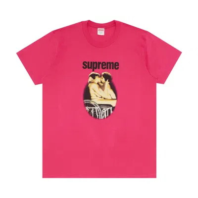 SUPREME SUPREME KISS TEE 'PINK'