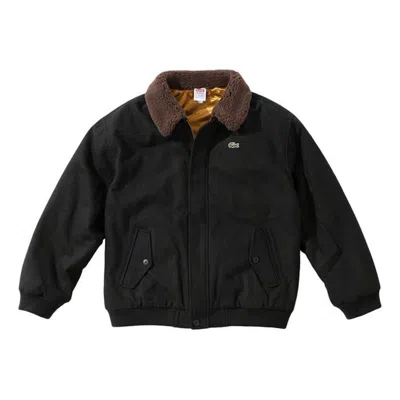 SUPREME Supreme LACOSTE Wool Bomber Jacket 'Black'