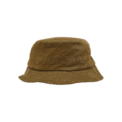 SUPREME SUPREME LASERED TWILL CRUSHER 'OLIVE'