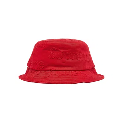 SUPREME SUPREME LASERED TWILL CRUSHER 'RED'