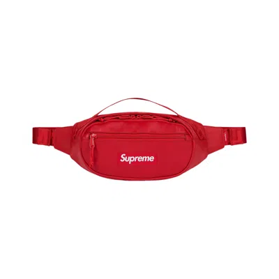 SUPREME SUPREME LEATHER WAIST BAG 'RED'