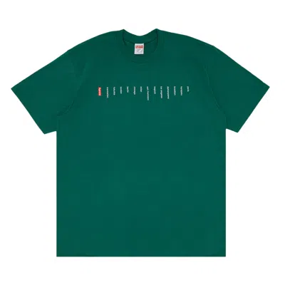 SUPREME SUPREME LOCATION TEE 'LIGHT PINE'