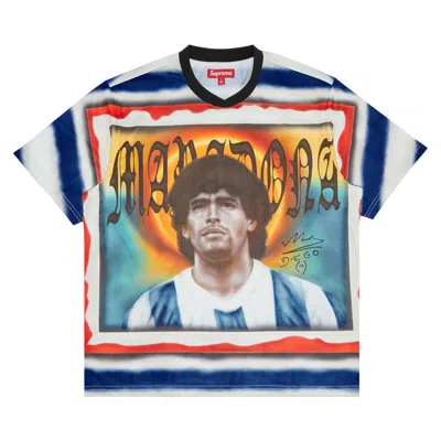 SUPREME SUPREME MARADONA SOCCER JERSEY 'MULTICOLOR'