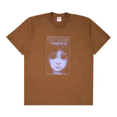 SUPREME SUPREME MARGARET KEANE TEARDROP TEE 'BROWN'