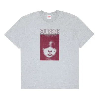 SUPREME SUPREME MARGARET KEANE TEARDROP TEE 'HEATHER GREY'