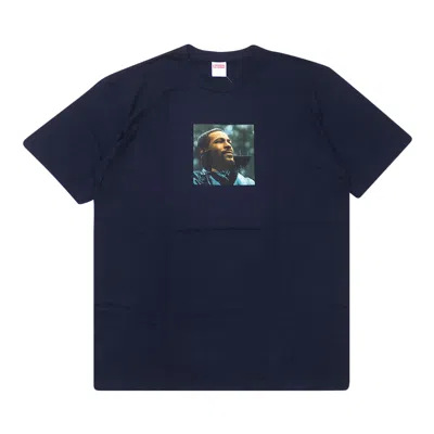 SUPREME SUPREME MARVIN GAYE TEE 'NAVY'