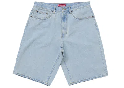SUPREME MEN'S SUPREME BAGGY DENIM SHORT (SS25) IN LIGHT INDIGO