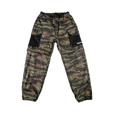 SUPREME SUPREME MESH POCKET BELTED CARGO PANT 'TIGERSTRIPE CAMO'