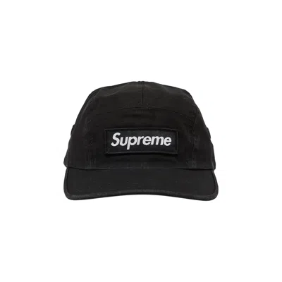 SUPREME SUPREME MILITARY CAMP CAP 'BLACK'