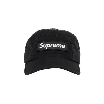 SUPREME SUPREME MILITARY CAMP CAP 'BLACK'