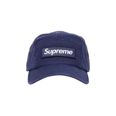 SUPREME SUPREME MILITARY CAMP CAP 'LIGHT NAVY'