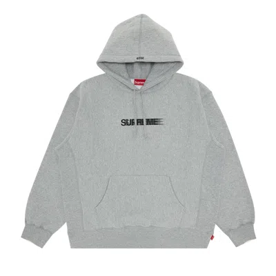SUPREME SUPREME MOTION LOGO HOODED SWEATSHIRT 'HEATHER GREY'