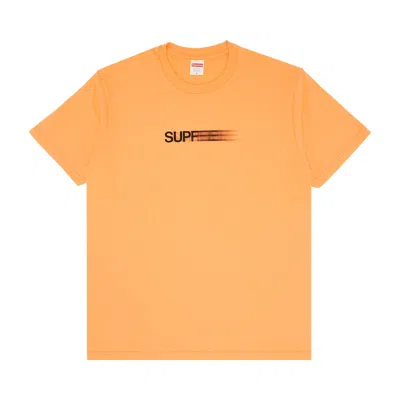 SUPREME SUPREME MOTION LOGO TEE 'PEACH'