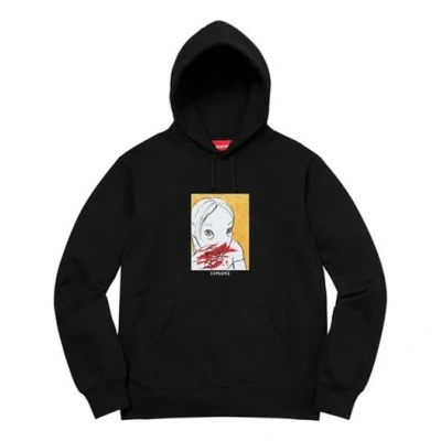 SUPREME Supreme Nose Bleed Hooded Sweatshirt 'Black'