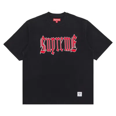 SUPREME SUPREME OLD ENGLISH SHORT-SLEEVE TOP 'BLACK'
