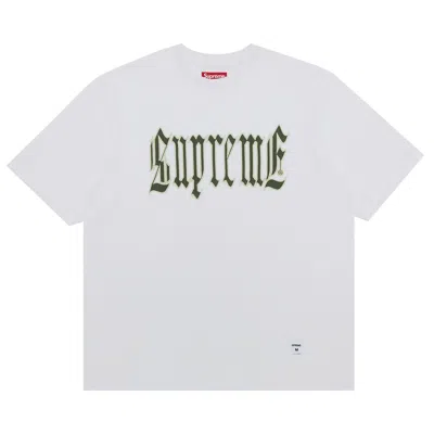 SUPREME SUPREME OLD ENGLISH SHORT-SLEEVE TOP 'WHITE'