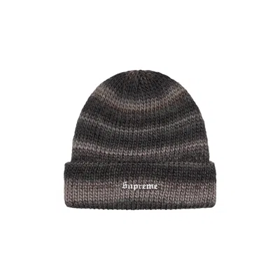 SUPREME SUPREME OMBRE STRIPE BEANIE 'BLACK'