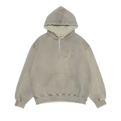 SUPREME SUPREME OVERDYED S LOGO HOODED SWEATSHIRT 'NATURAL'