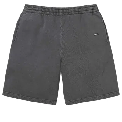 SUPREME Supreme Overdyed Small Box Sweatshorts 'Black'