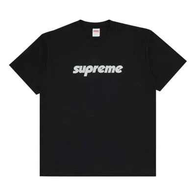 SUPREME SUPREME PINLINE TEE 'BLACK'