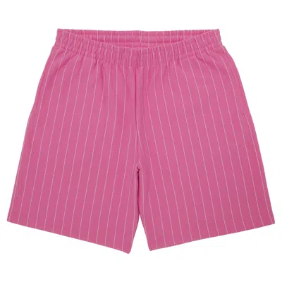 SUPREME SUPREME PINSTRIPE SWEATSHORT 'PINK'