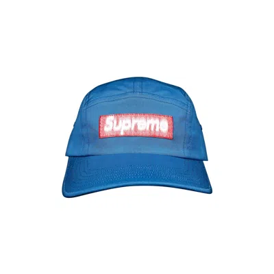 SUPREME SUPREME REVERSED LABEL CAMP CAP 'LIGHT ROYAL'