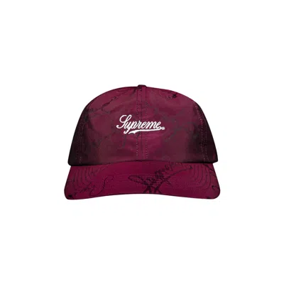 SUPREME SUPREME SCRIPT LOGOS 6-PANEL 'PURPLE'
