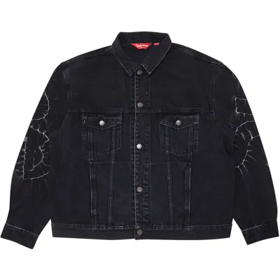 SUPREME SUPREME SHIBORI DENIM TRUCKER JACKET 'BLACK'