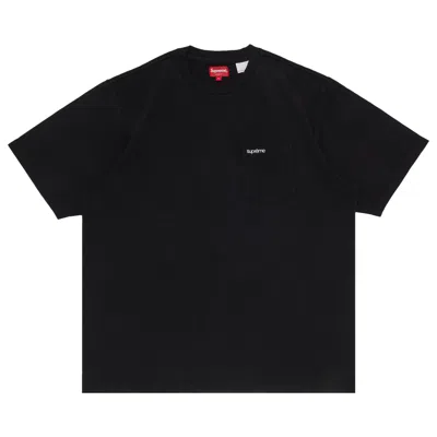 SUPREME SUPREME SHORT-SLEEVE POCKET TEE 'BLACK'