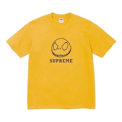 SUPREME SUPREME SKELETON T-SHIRT 'YELLOW BLACK'