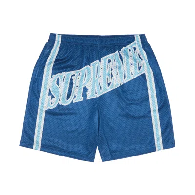 SUPREME SUPREME SLAP SHOT BAGGY MESH SHORT 'NAVY'
