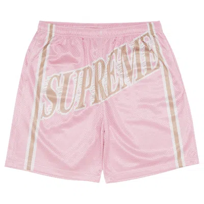 SUPREME SUPREME SLAP SHOT BAGGY MESH SHORT 'PINK'