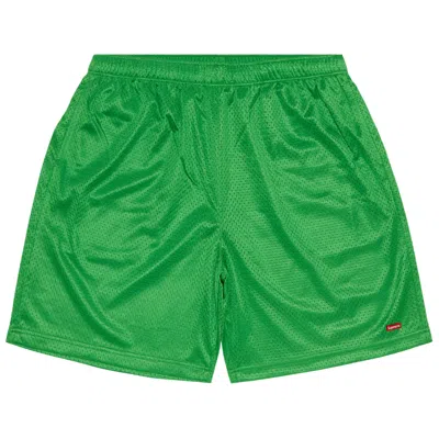 SUPREME SUPREME SMALL BOX BAGGY MESH SHORT 'GREEN'