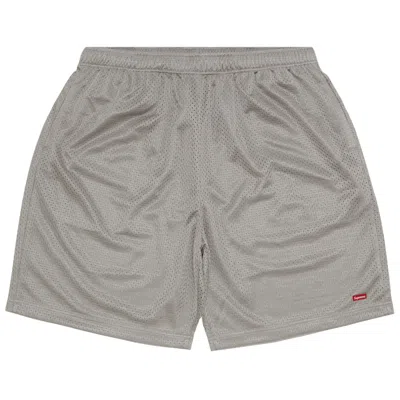 SUPREME SUPREME SMALL BOX BAGGY MESH SHORT 'GREY'
