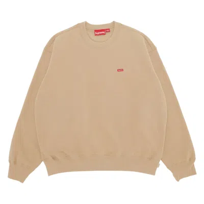 SUPREME SUPREME SMALL BOX CREWNECK 'TAN'