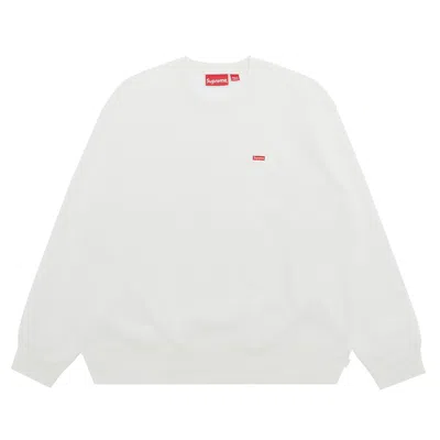 SUPREME SUPREME SMALL BOX CREWNECK 'WHITE'