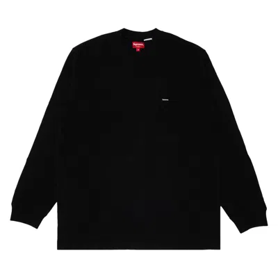 SUPREME SUPREME SMALL BOX LONG-SLEEVE TEE 'BLACK'