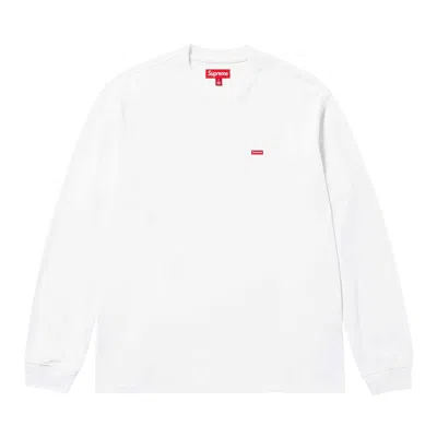 SUPREME SUPREME SMALL BOX LONG-SLEEVE TEE 'WHITE'