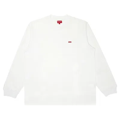 SUPREME SUPREME SMALL BOX LONG-SLEEVE TEE 'WHITE'