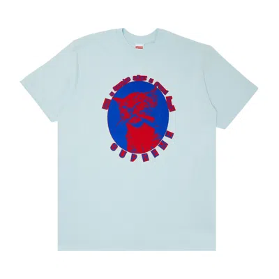 SUPREME SUPREME SMOKE TEE 'PALE BLUE'