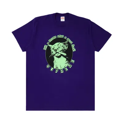 SUPREME SUPREME SMOKE TEE 'PURPLE'
