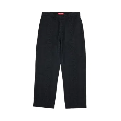 SUPREME SUPREME SNAKE PRINT CHINO PANT 'CHARCOAL'